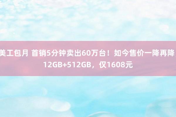 美工包月 首销5分钟卖出60万台！如今售价一降再降，12GB+512GB，仅1608元